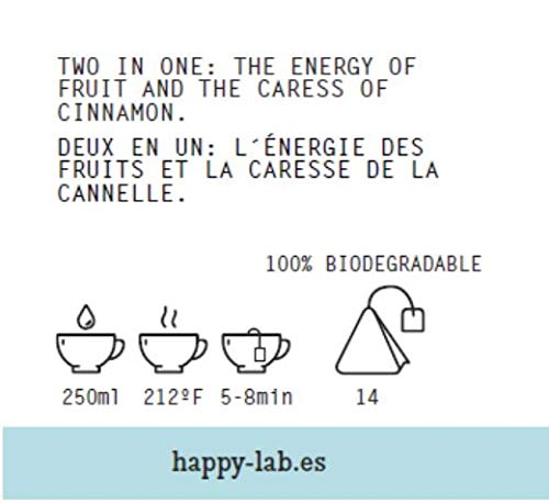 Yin red Yang (Berries + Cinnamon) Infusion  by Happy-Lab-box of 60 units