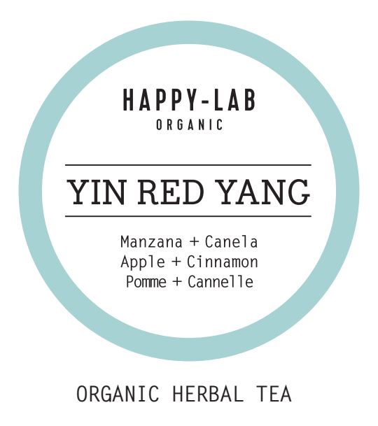 Yin red Yang (Berries + Cinnamon) Infusion  by Happy-Lab-box of 60 units